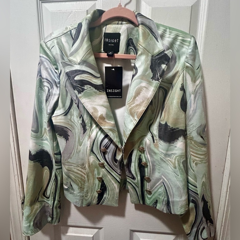 NWT Insight Women's Swirl Pattern Blazer
